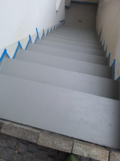 Treppe Hier haben wir eine Treppe neu lackiert